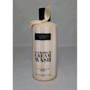 Victoria's Secret Ultrarich Cream Wash Coconut Milk Cotton Moisture Complex 12 f